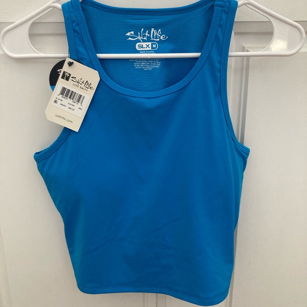 Salt Life Blue Sports Bra